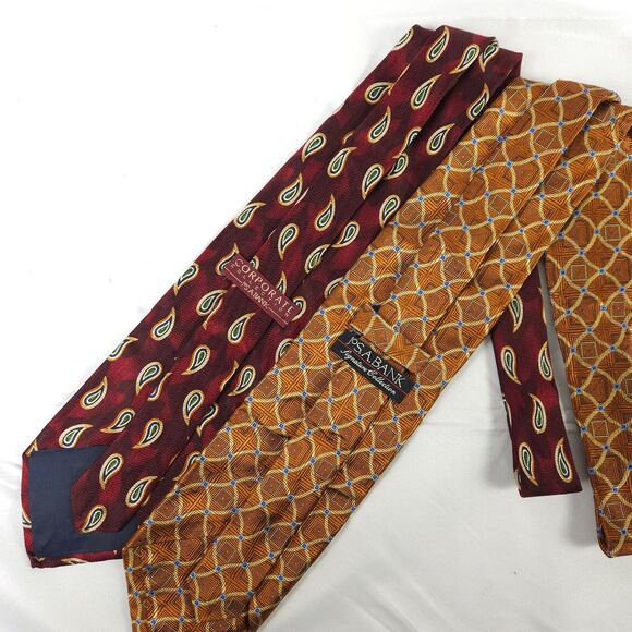 Jos A Bank Corporate & Signature Collection Silk Ties Made in the USA - Picture 2 of 11